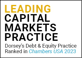 Chambers USA 2023 Leading Capital Markets Practice