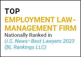 US News Best Lawyers 2024 Top Employment Law-Management Law Firm