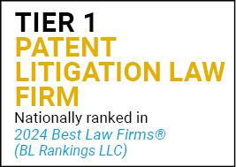 US News Best Lawyers 2024 Tier 1 Patent Litigation Law Firm