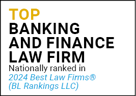 US News Best Lawyers 2023 Top Banking and Finance Law Firm