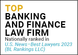US News Best Lawyers 2023 Top Banking and Finance Law Firm
