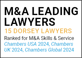 15 Chambers US Leading M&A Lawyers 2024