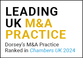 Chambers Leading M&A Practice UK 2024