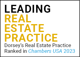 Dorsey Leading Real Estate Practice-Chambers 2023