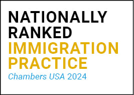 Chambers USA Nationally Ranked Immigration Practice