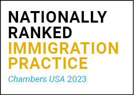 Chambers USA Nationally Ranked Immigration Practice
